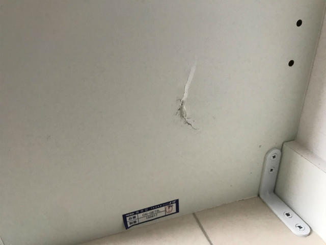 側面パネル補修